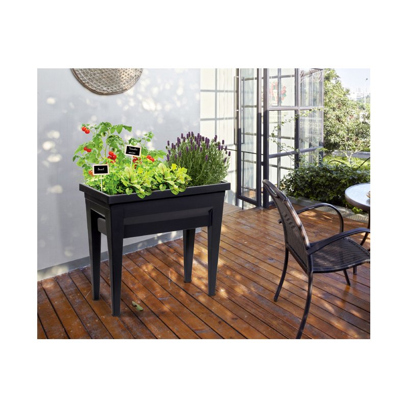 EDA hoogbed VEG&Table City, taupe, 760×385×680 mm, 57 liter